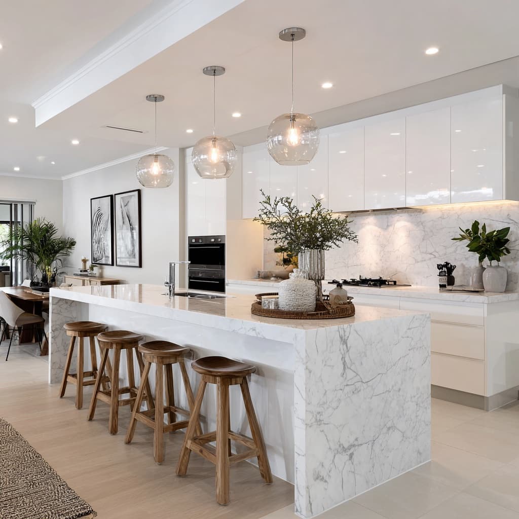 Styled kitchen for Sydney property sale