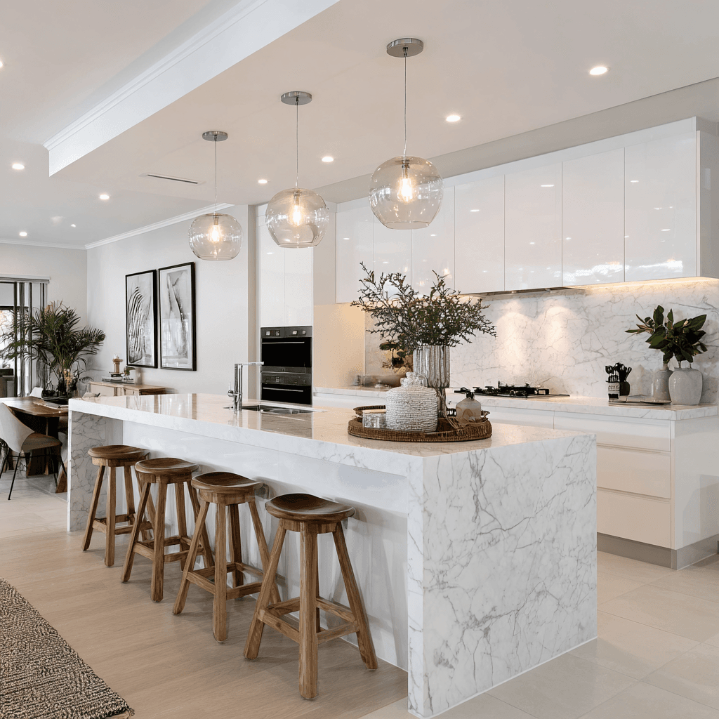Styled kitchen for Sydney property sale