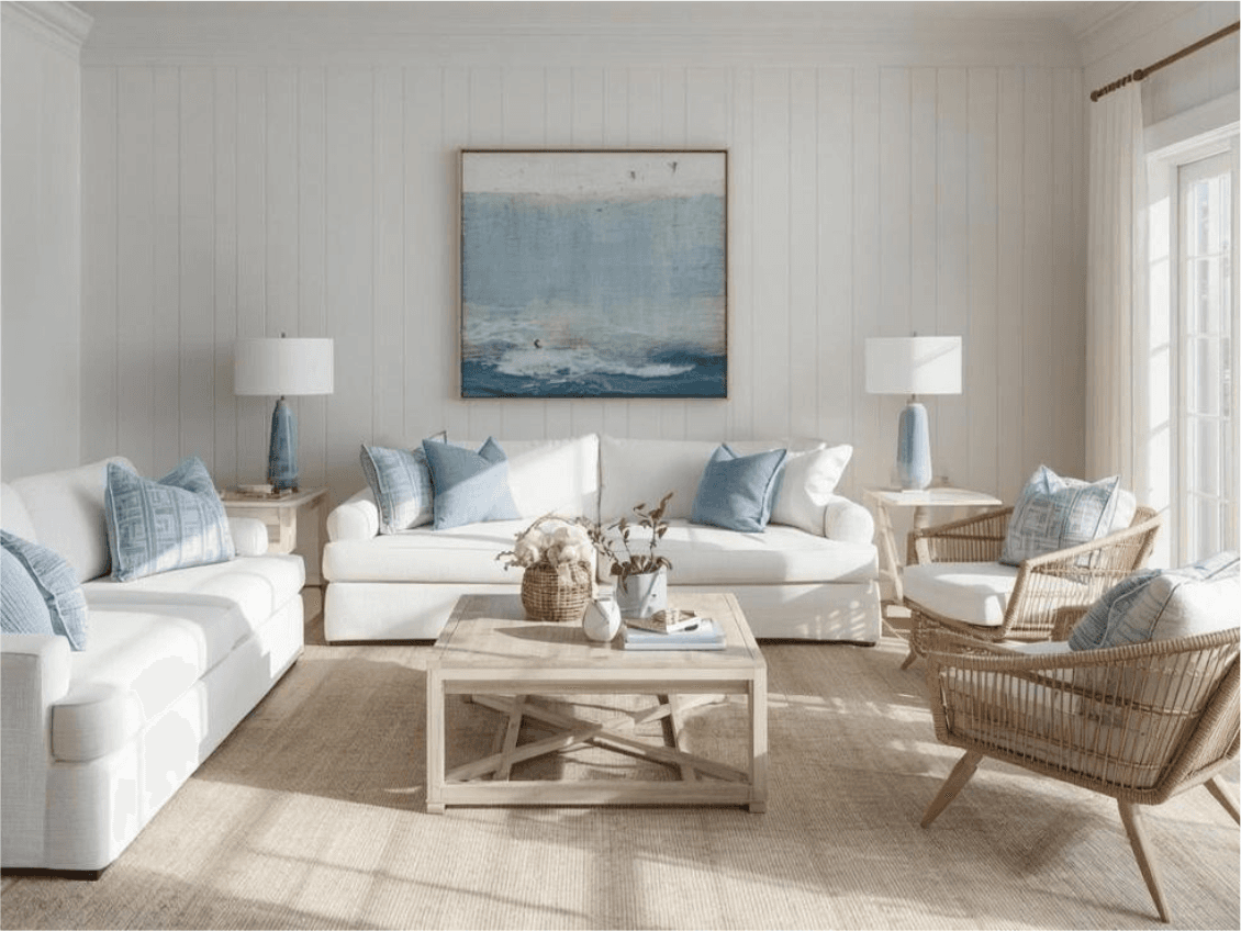 Elegant dining room styled for Northern Beaches property