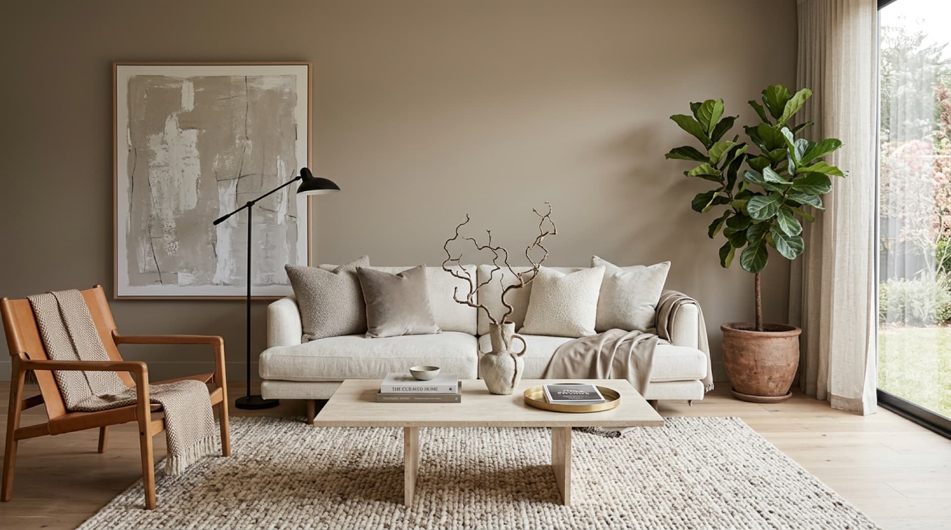 Styled modern apartment living room in Sydney Styled modern apartment living room in Sydney