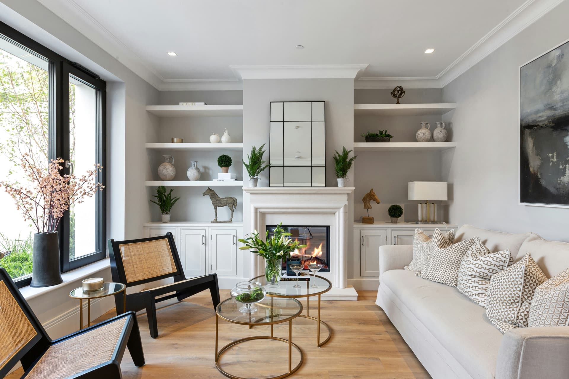 Styled living room North Shore Sydney property styling Styled living room North Shore Sydney property styling